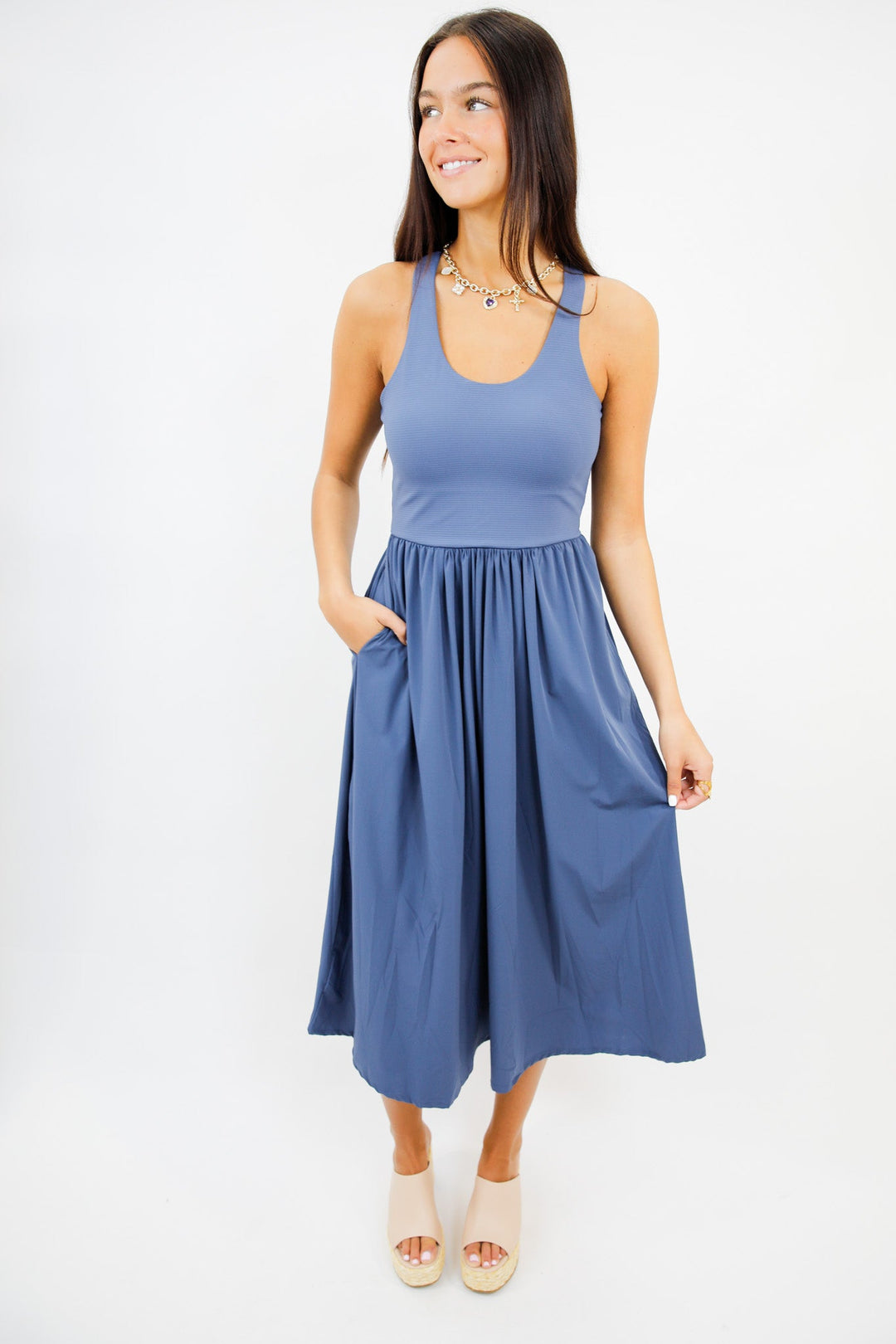 Ivy League Ease Midi Dress