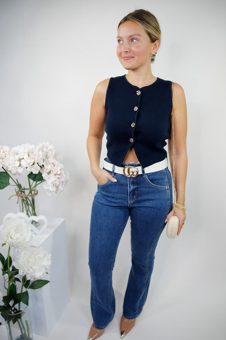 Cozy Luxe Button Vest