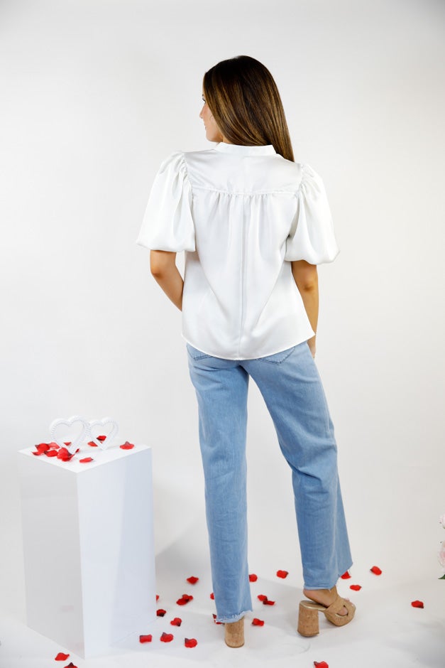 Polished Ease Poplin Blouse