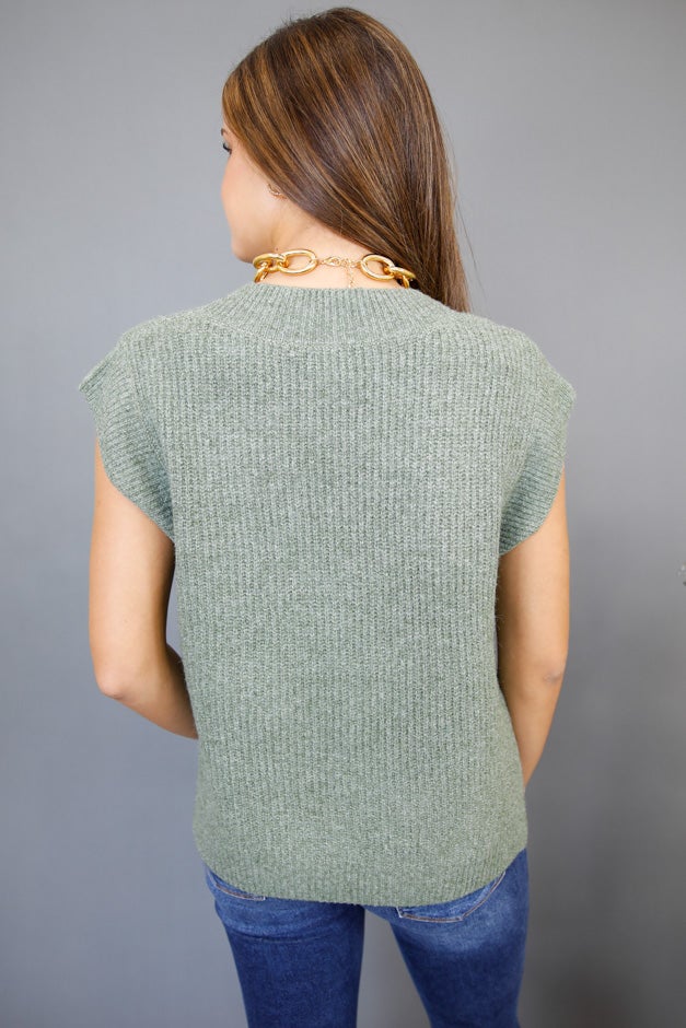 Notch Above Short Sleeve Sweater *Final Sale*