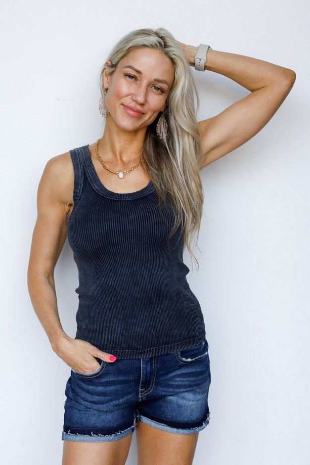 Working Things Out Ribbed Tank