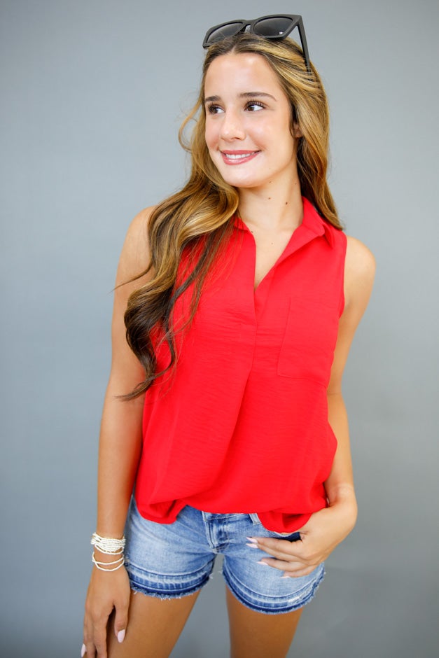 Bright Days Ahead Collared Tunic (Multiple Colors)