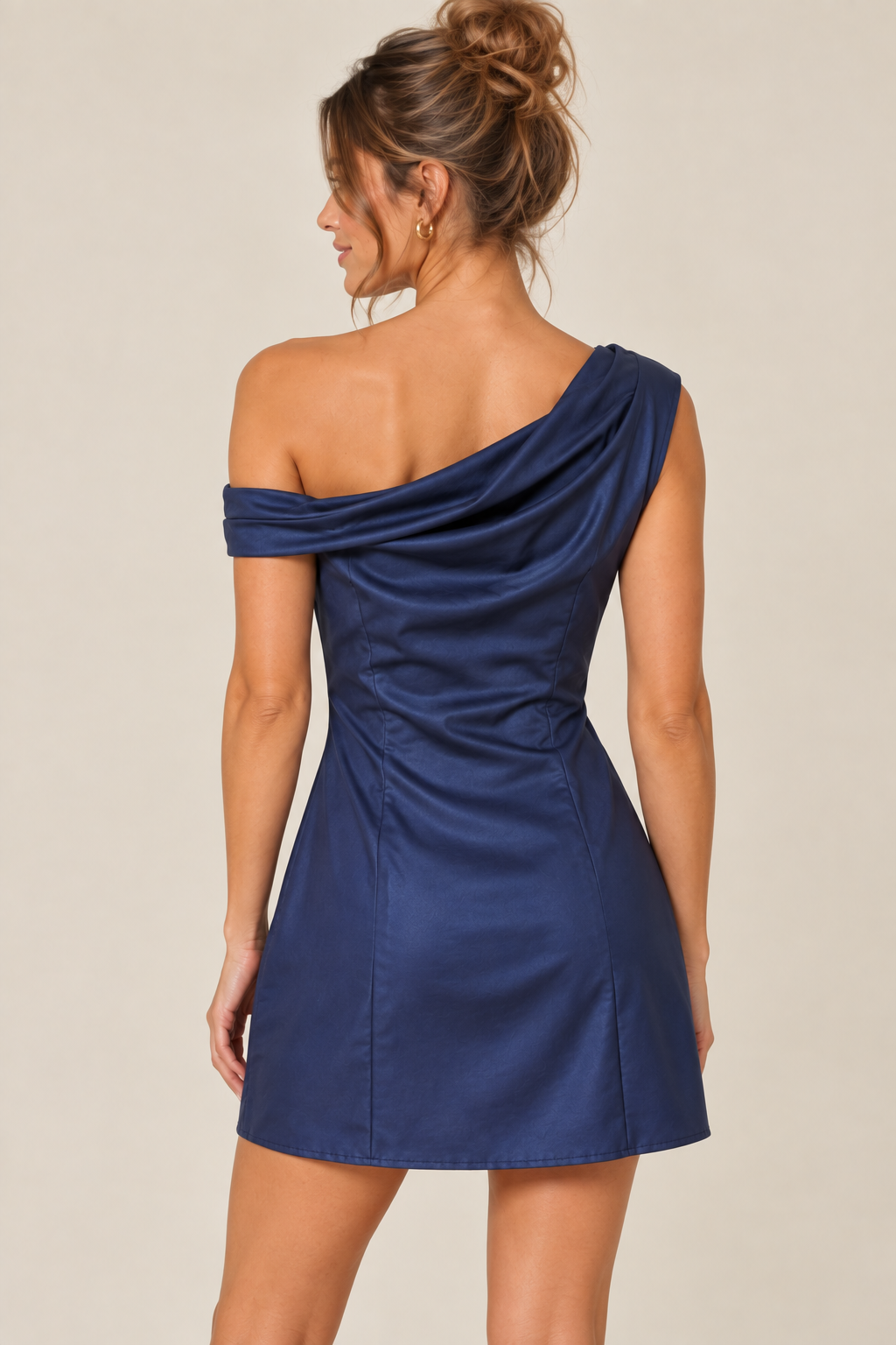 One Shoulder Moment Mini Dress
