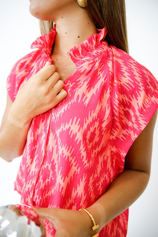 Electric Oasis Blouse *Final Sale*