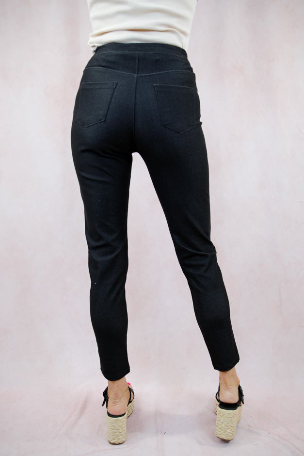 High-Waisted Sailor Skinny Pant