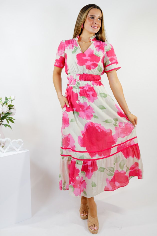 Pretty Things Floral Maxi Dress