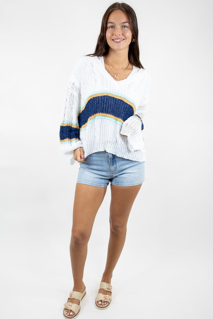 Whisper Knit Off White Sweater