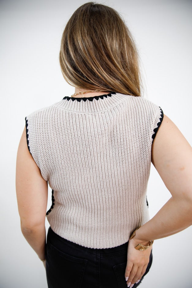 Desert Stitch Sweater Tank *Final Sale*