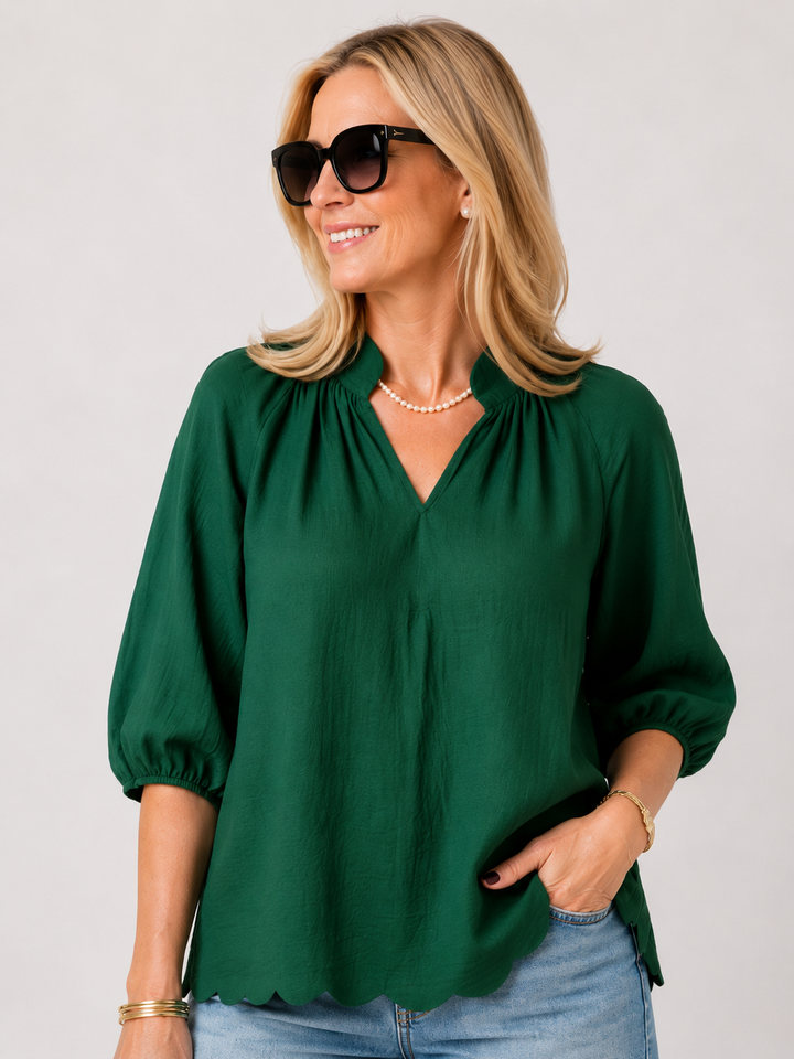 Ready When You Are V-Neck Top