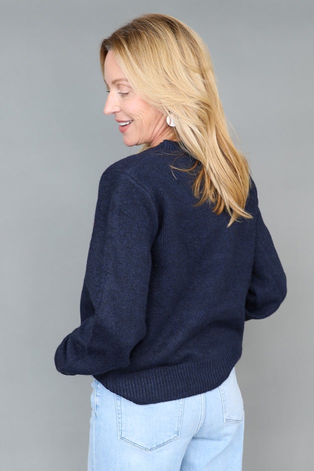 Baseball Mom Knit Sweater