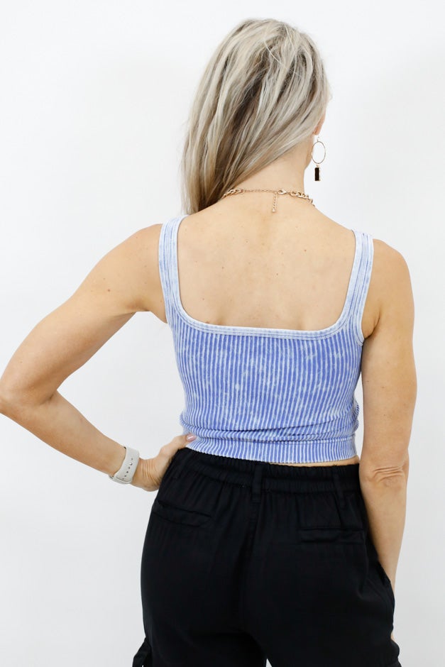 You And Me Ribbed V-Neck Bralette