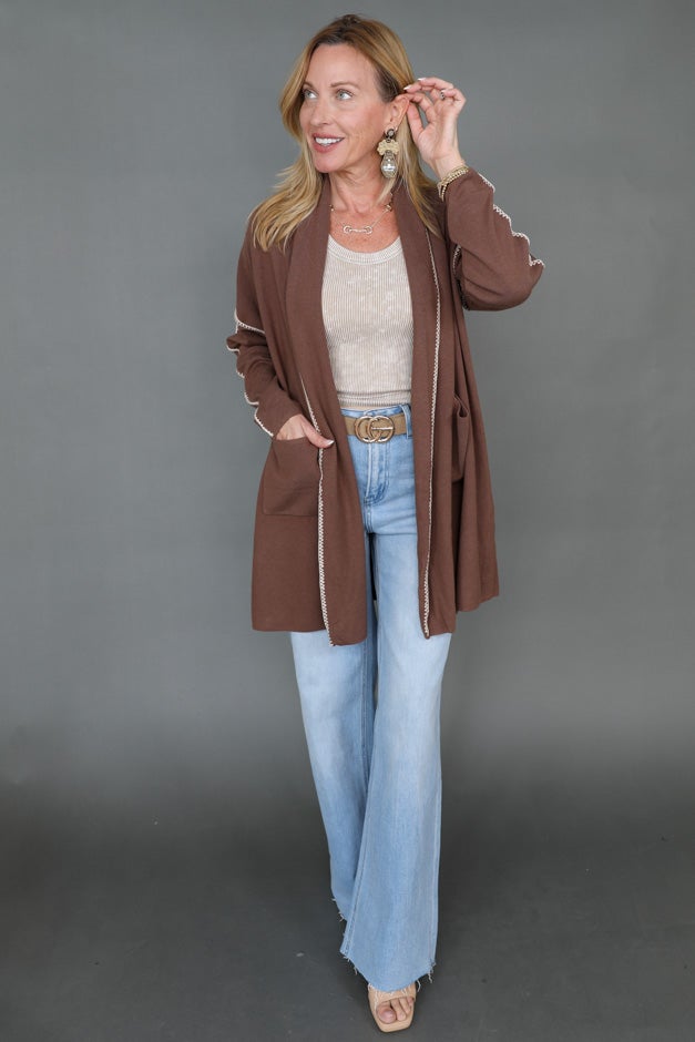 Everyday Ease Whipstitch Cardigan