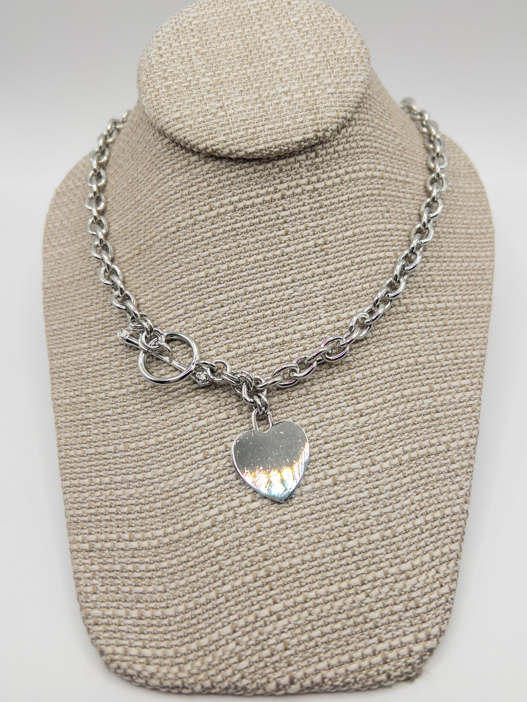 Heart Pendant Necklace (Multiple Colors)