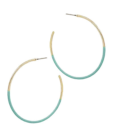 Gleaming Half Earrings