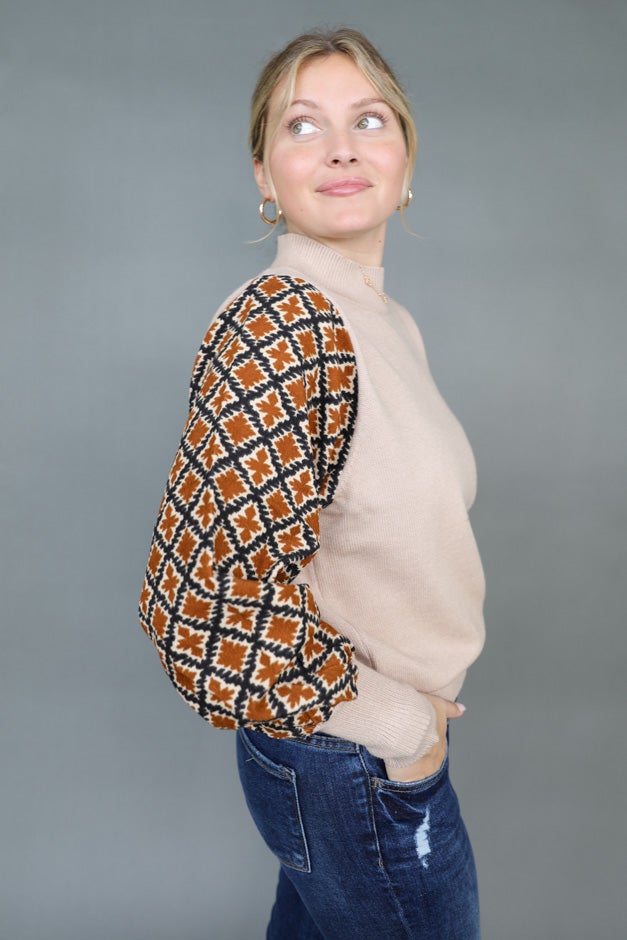 Statement Sleeve Knit Sweater *Final Sale*
