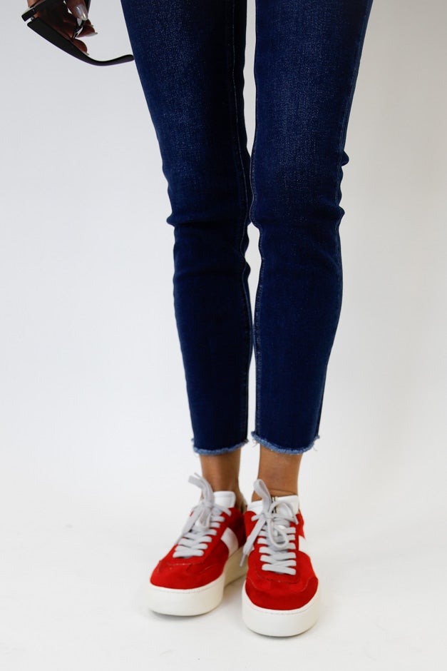 The Stacey Suede Sneaker