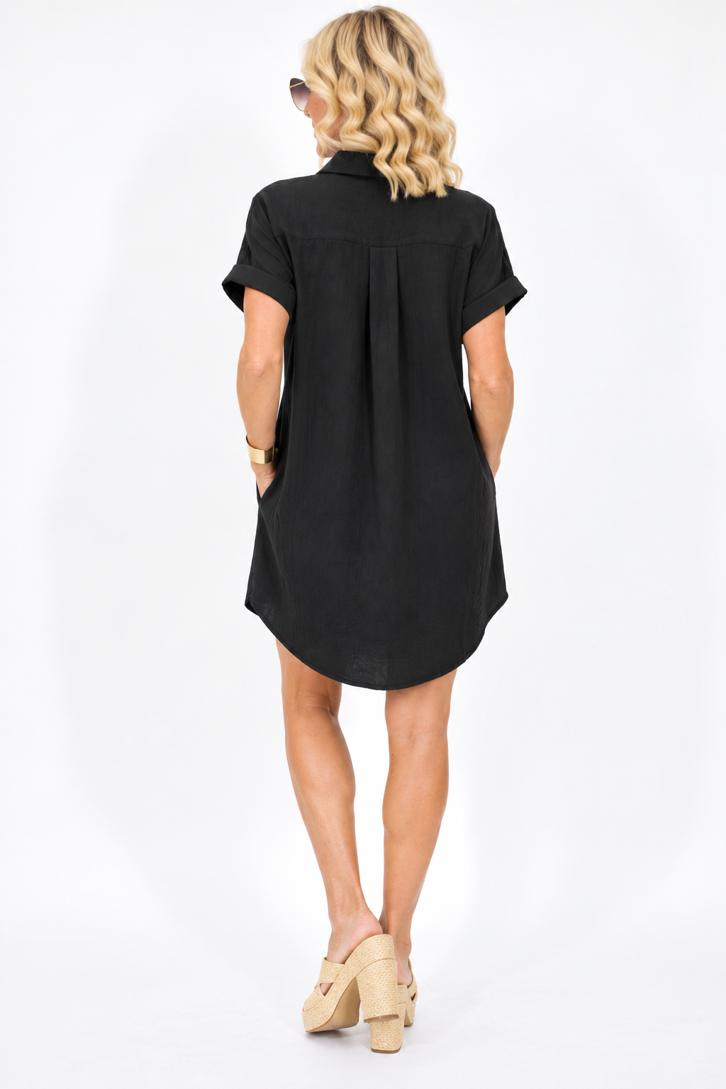 One & Done Airflow Shirt Dress