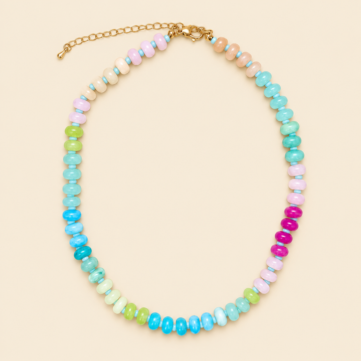 Color Story Natural Stone Necklace