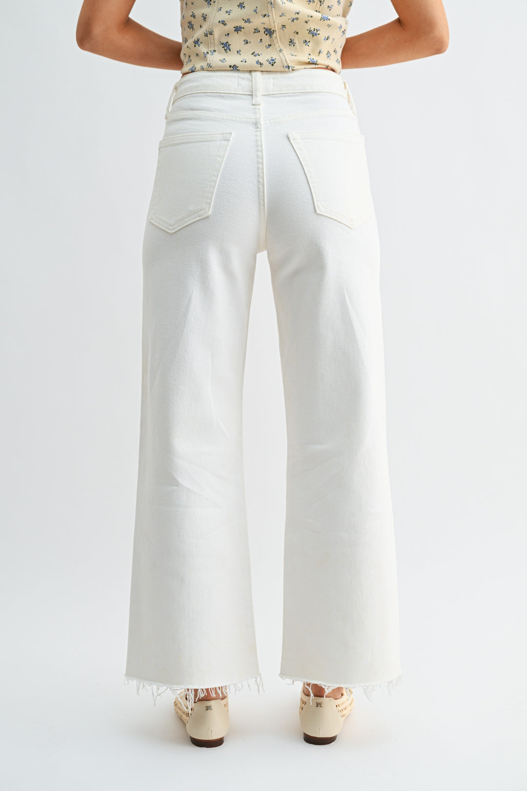 Slim Wide Leg Jeans