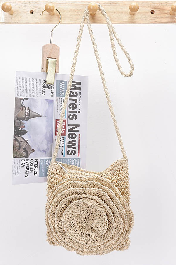 Bloom Woven Crossbody Bag