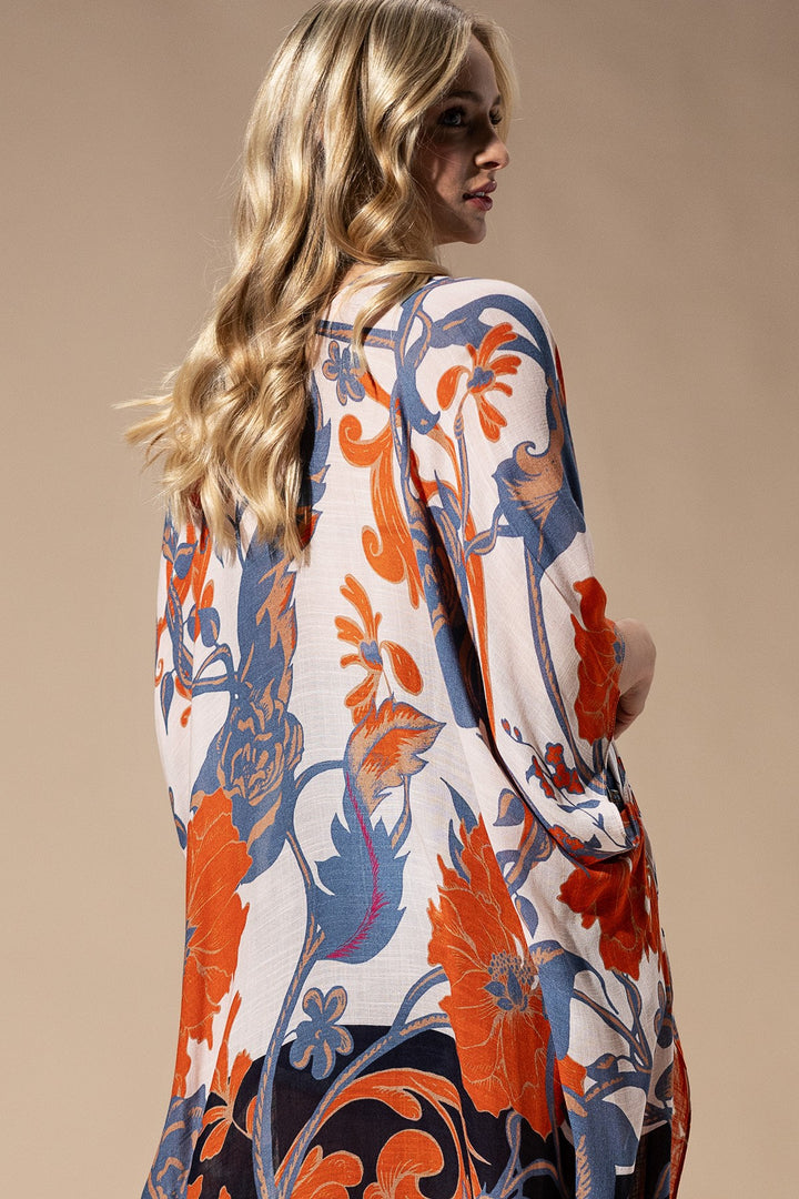 Moonlit Floral Kimono