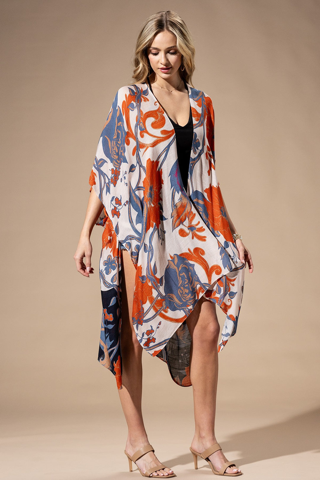 Moonlit Floral Kimono