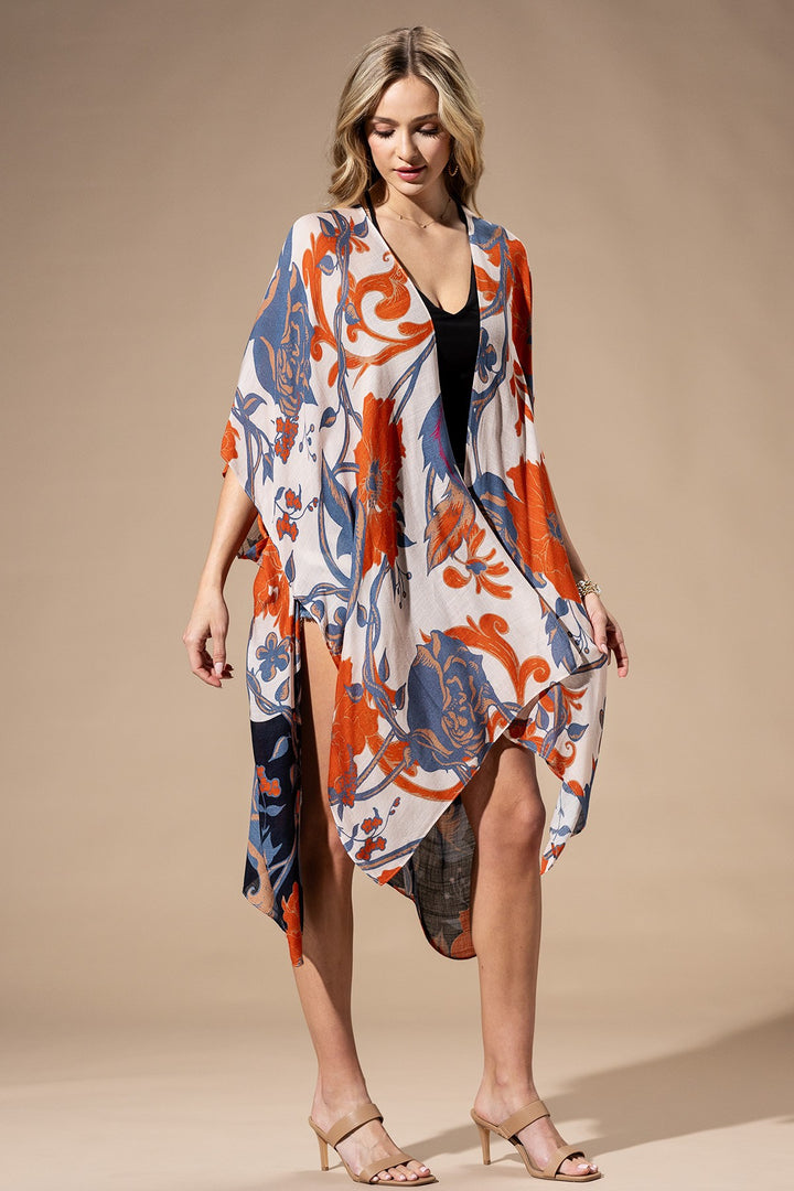 Moonlit Floral Kimono