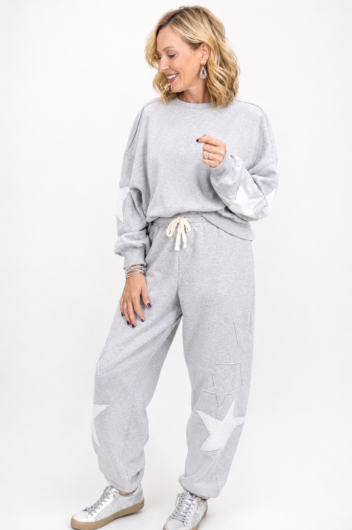 Cloud Nine Star Patch Pullover