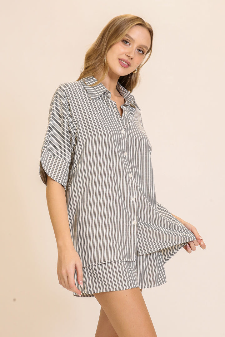 Contrast Raglan Shirt