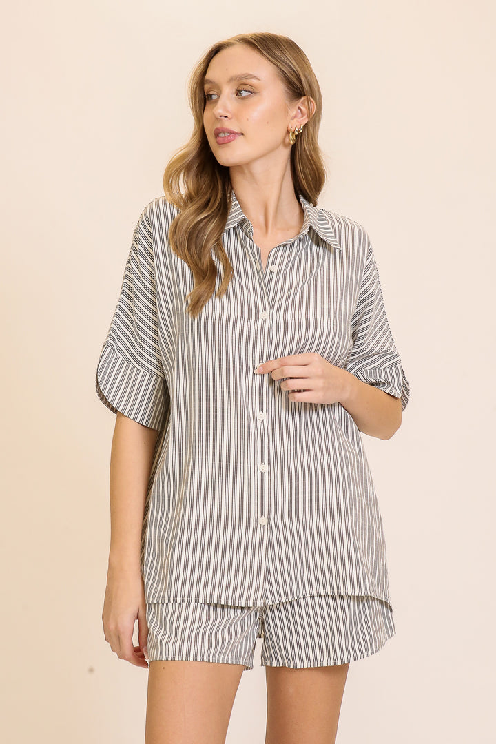 Contrast Raglan Shirt