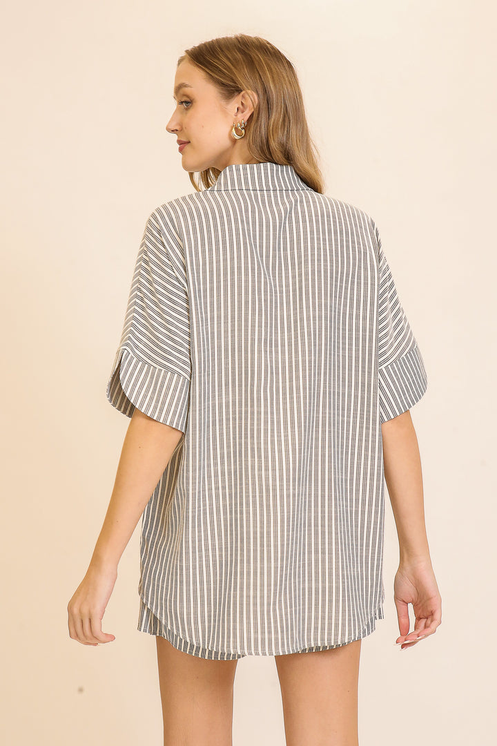 Contrast Raglan Shirt