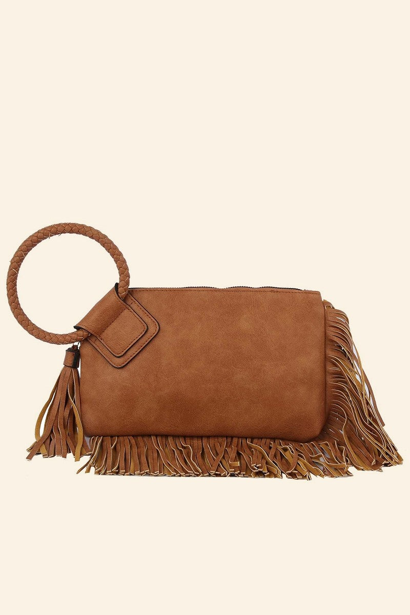 Fringe Benefits Wristlet Clutch