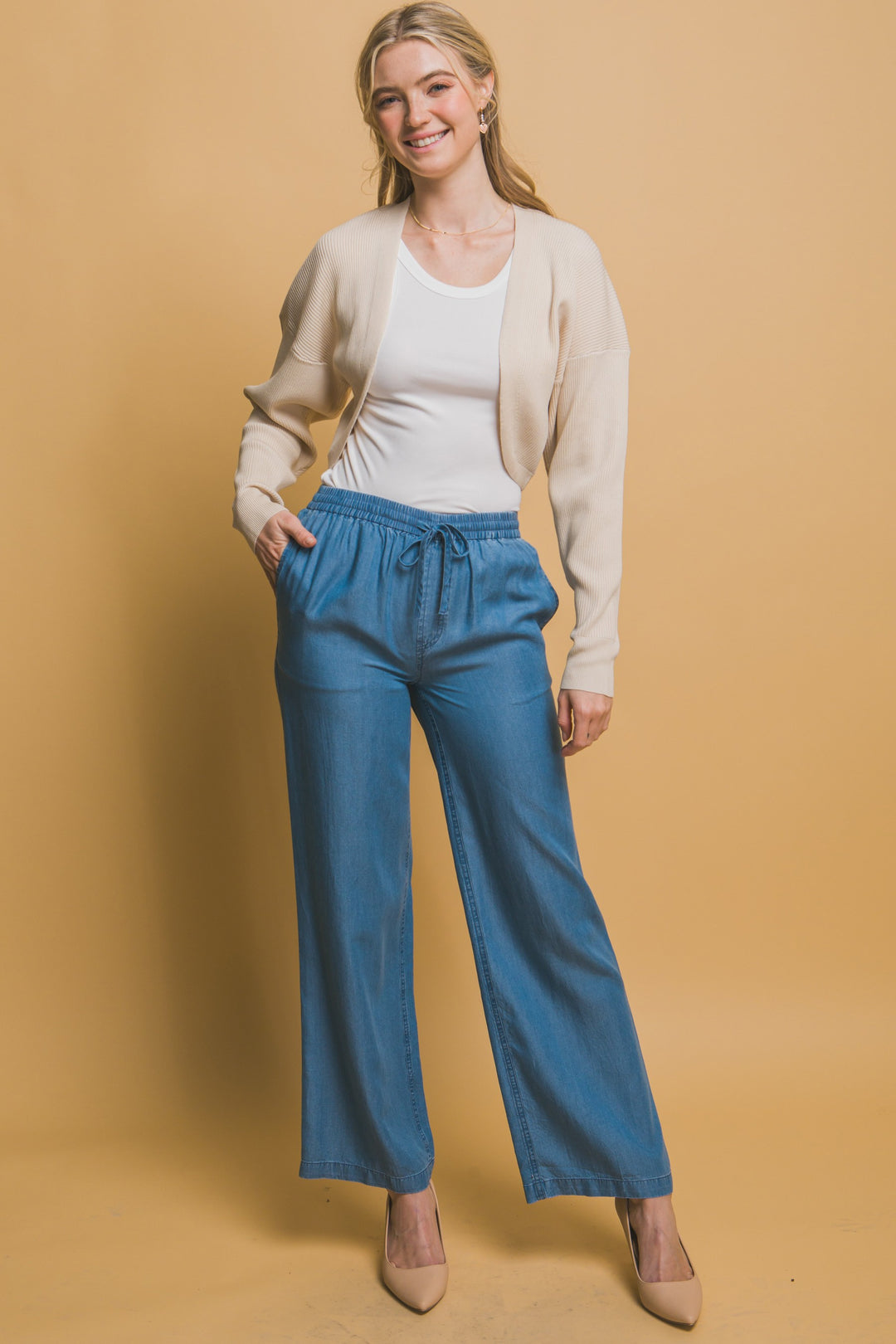 Willow Soft Knit Cropped Bolero