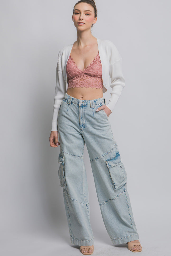 Willow Soft Knit Cropped Bolero