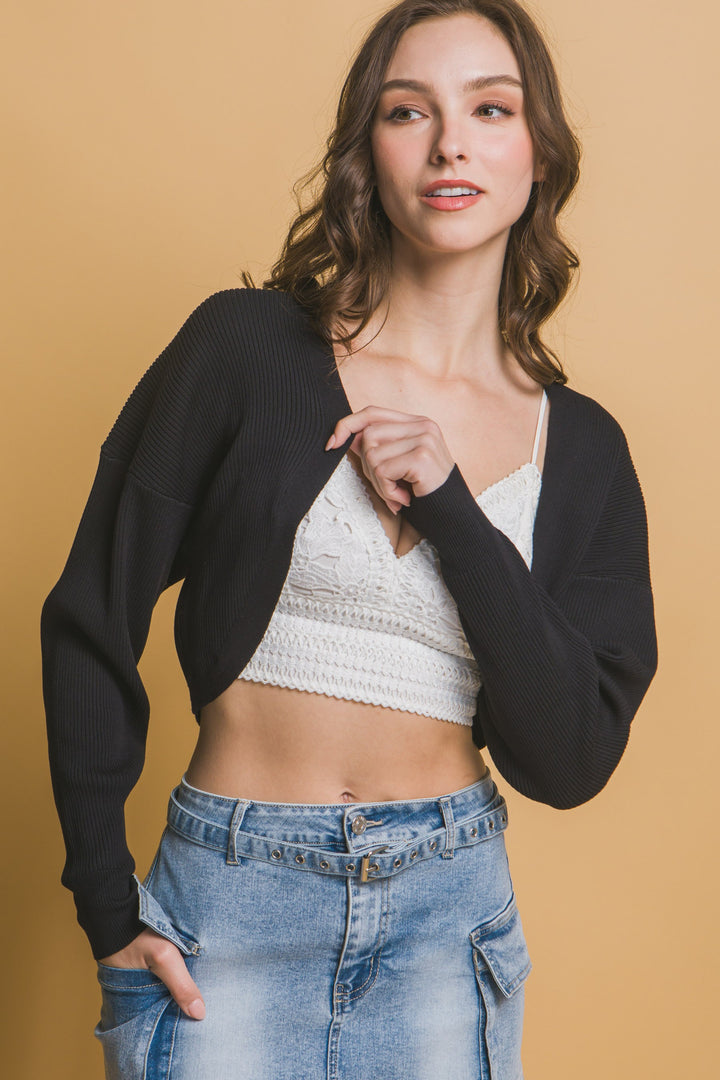 Willow Soft Knit Cropped Bolero