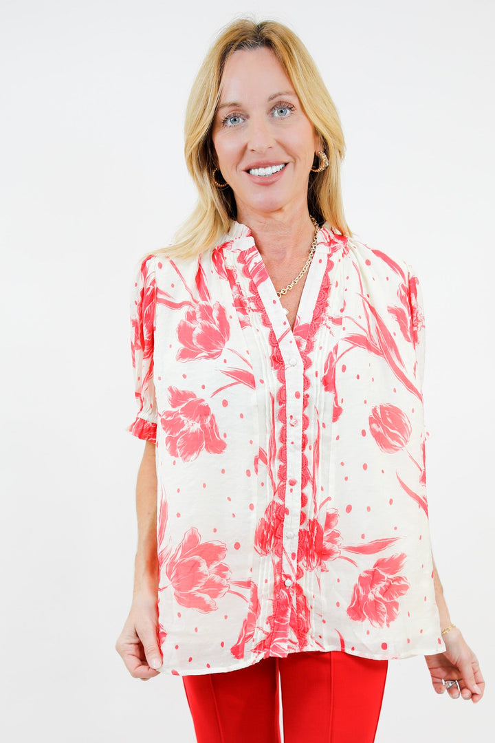 Rosewood Meadow Blouse