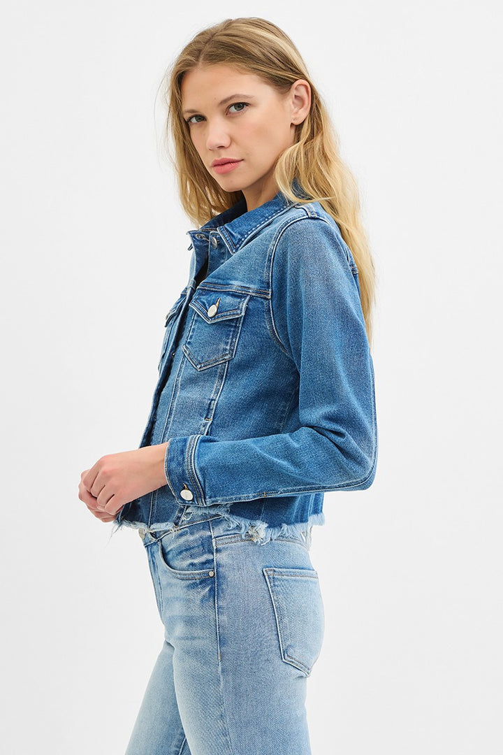 Weekend Fray Hem Denim Jacket