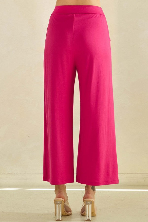 Peachskin Crop Pants