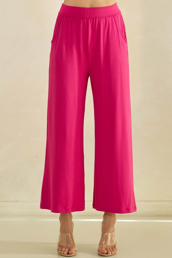 Peachskin Crop Pants