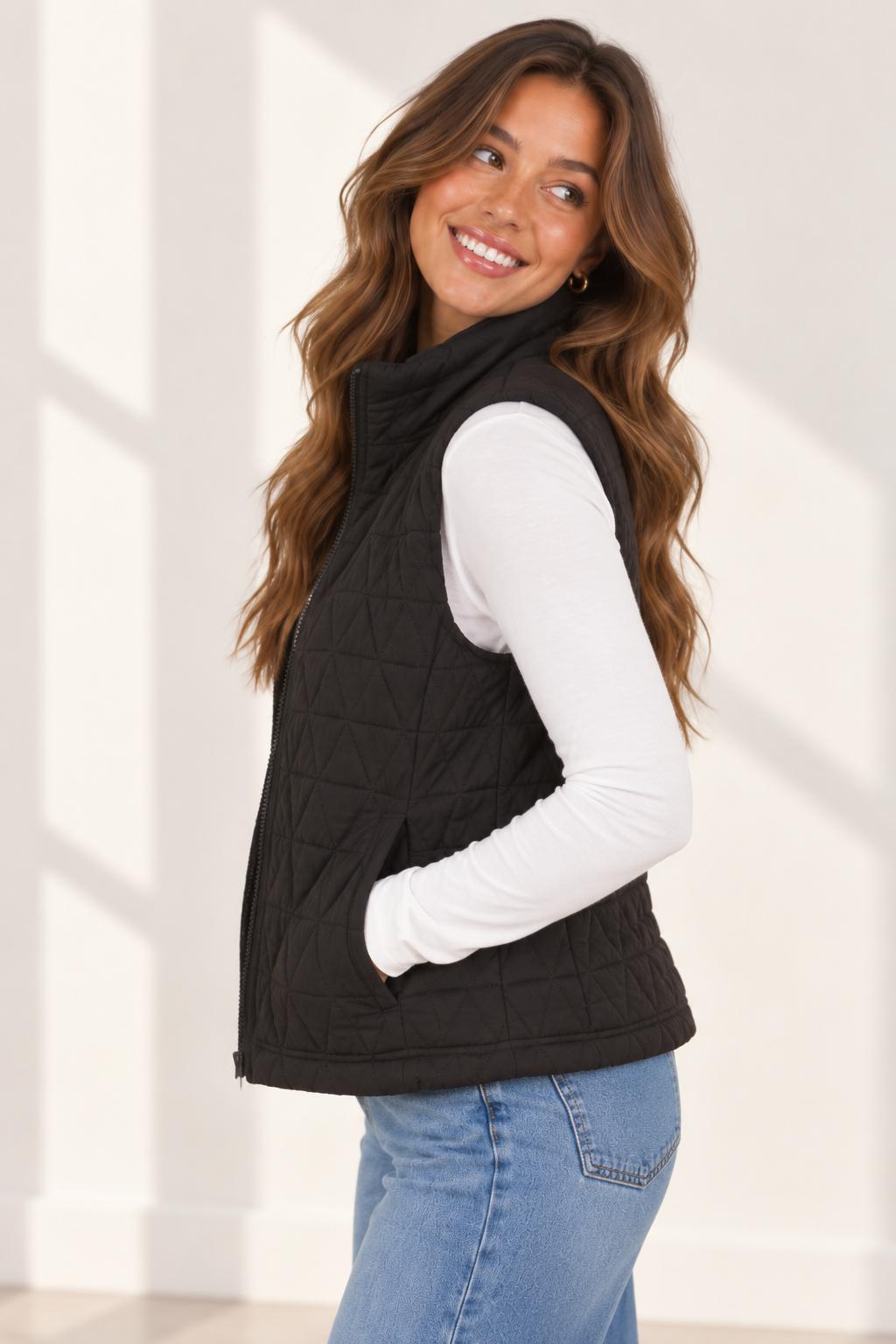 Perfectly Puffed Quilted Vest