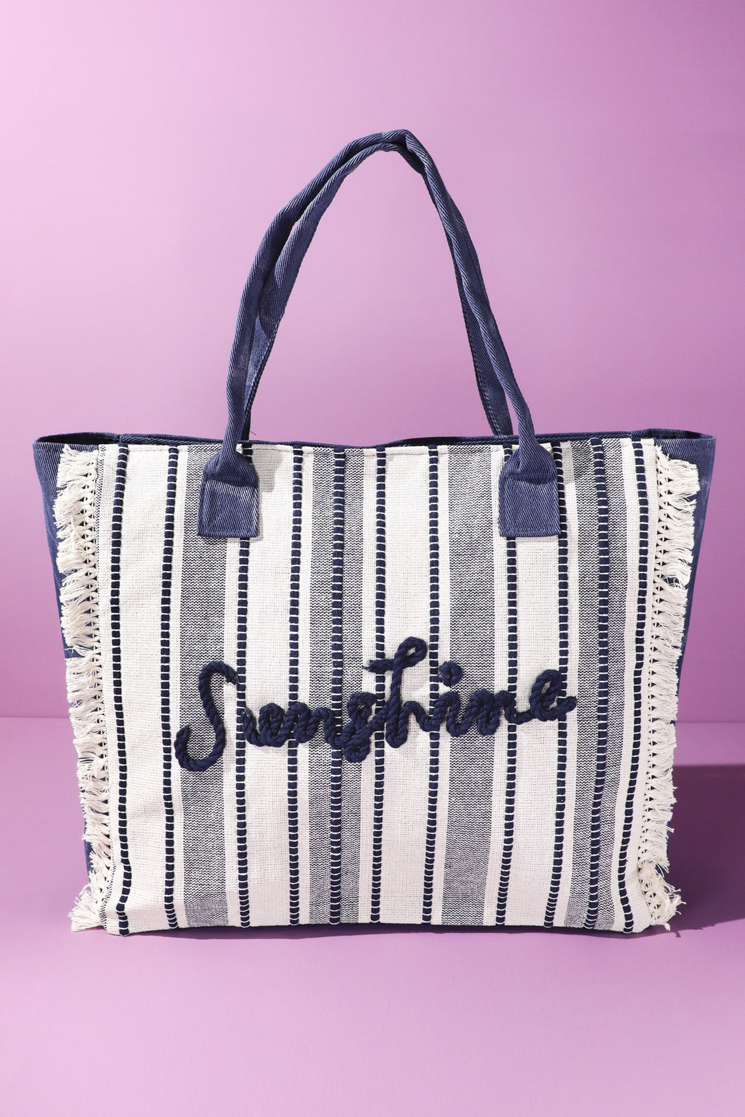 Weekend Sunshine Fringe Tote