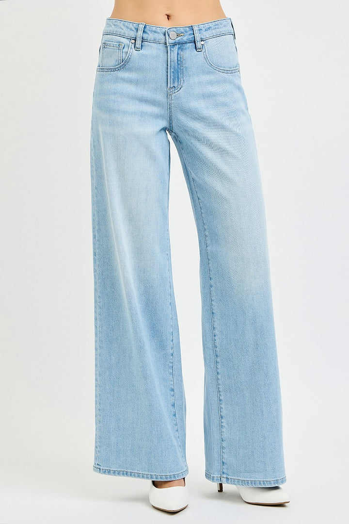 Slouchy Wide Leg Denim