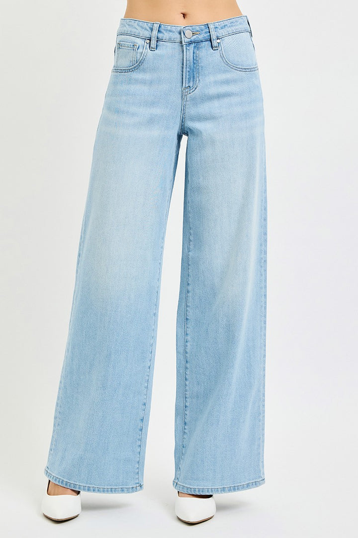 Slouchy Wide Leg Denim