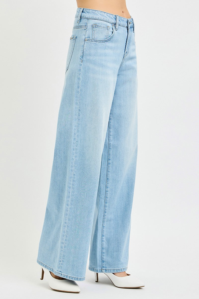Slouchy Wide Leg Denim