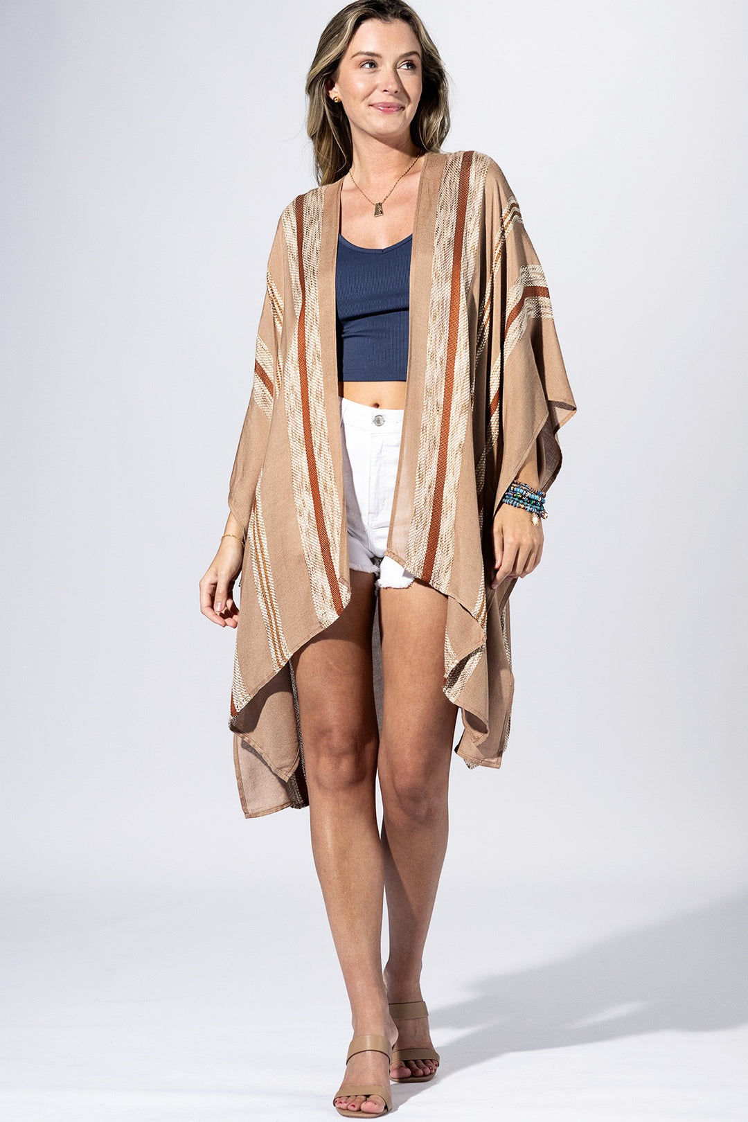 Canyon Stripe Kimono