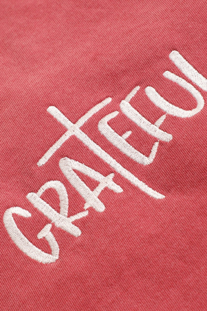 Grateful Embroidered Comfort Tee