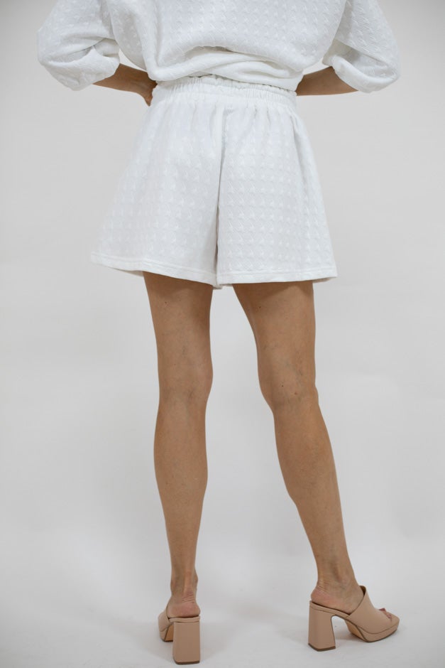 Luxe Lounge Textured Knit Shorts- Fashionable and Practical *Final Sale*