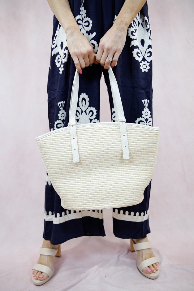 The Pia Straw Tote Bag