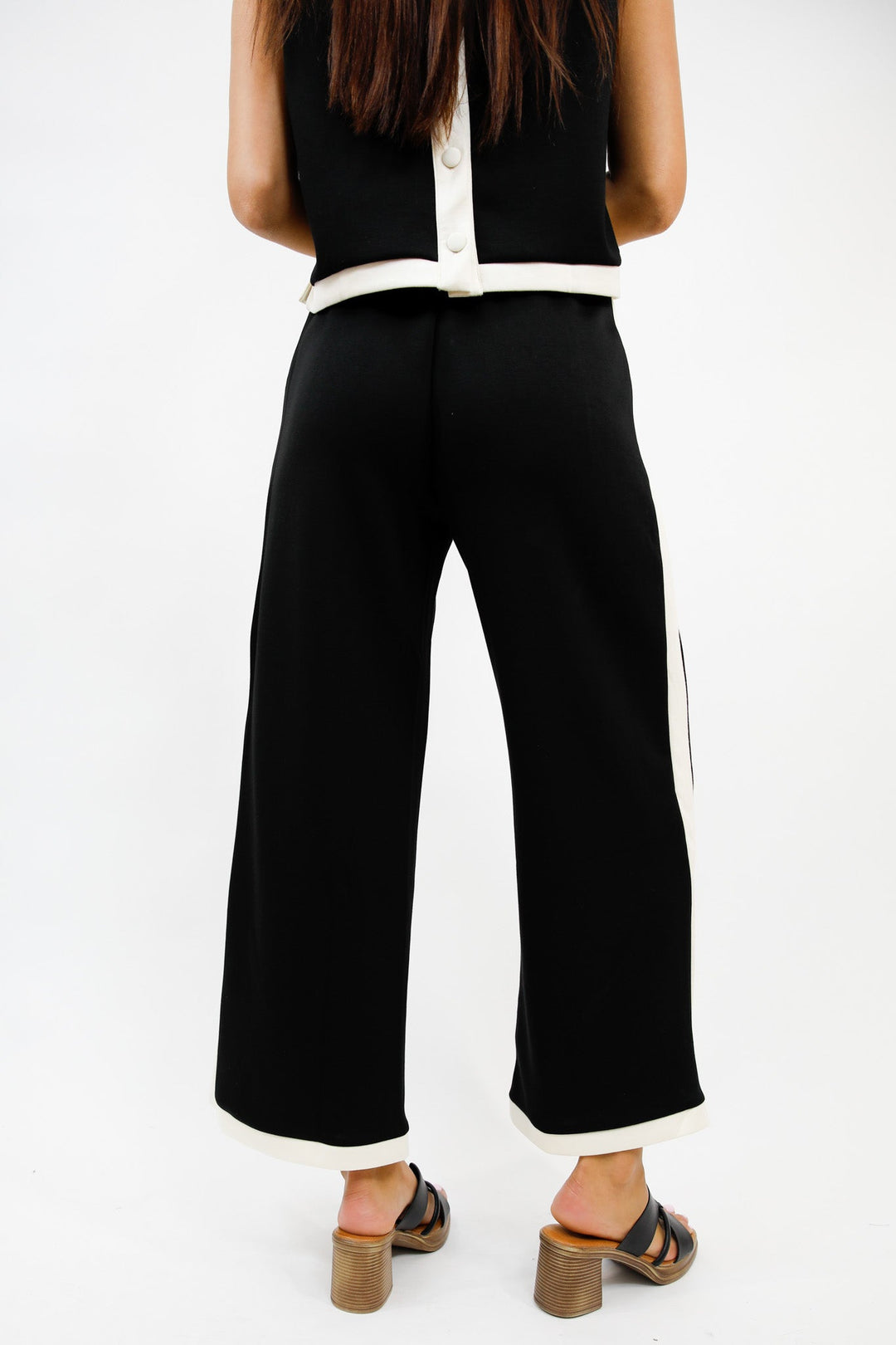Marina Trim Wide Leg Pants