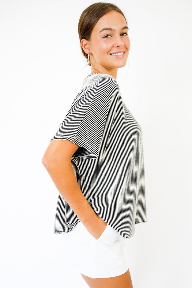 Luxe Escape Short Sleeve Top *Final Sale*
